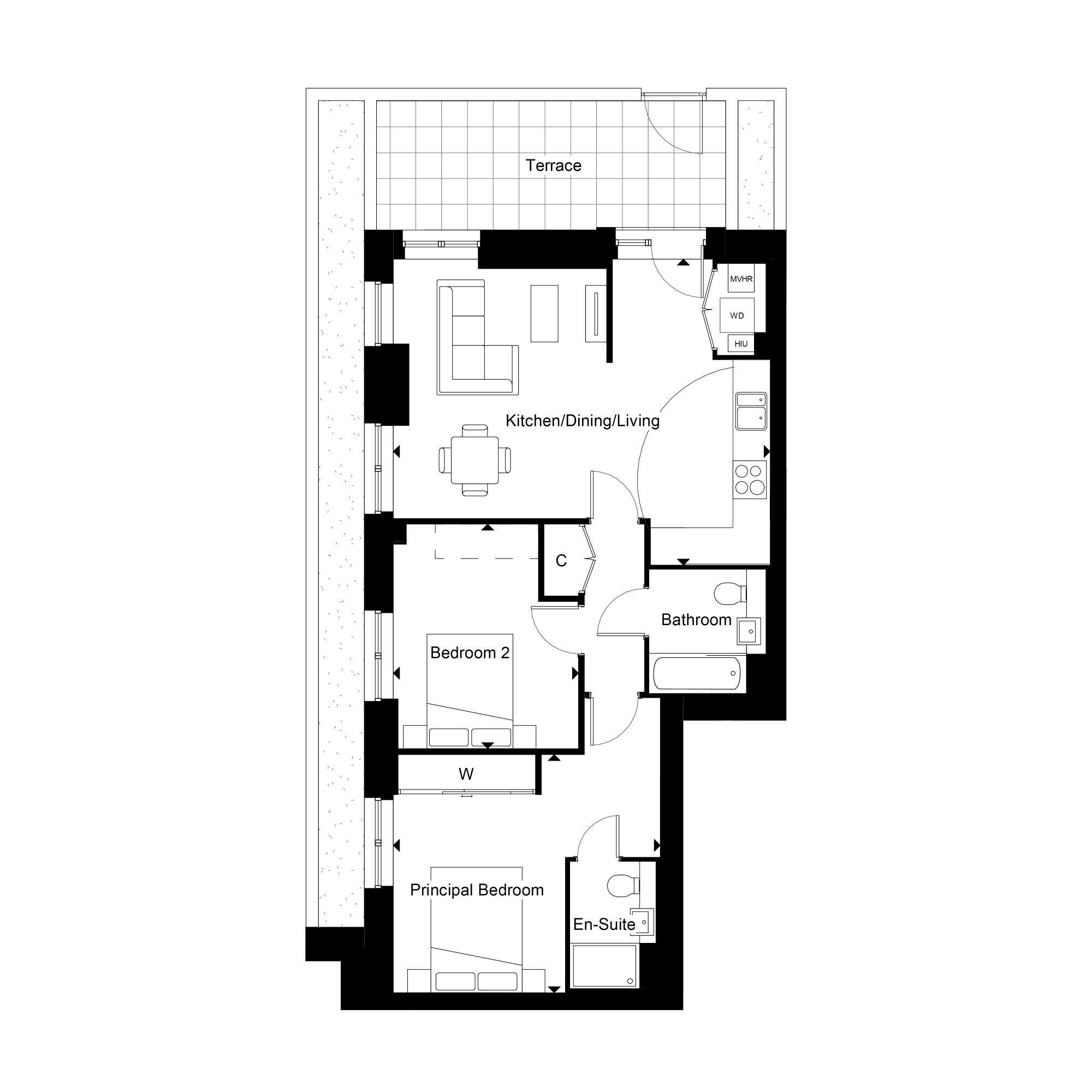 Apartment 39 - Foxtail House