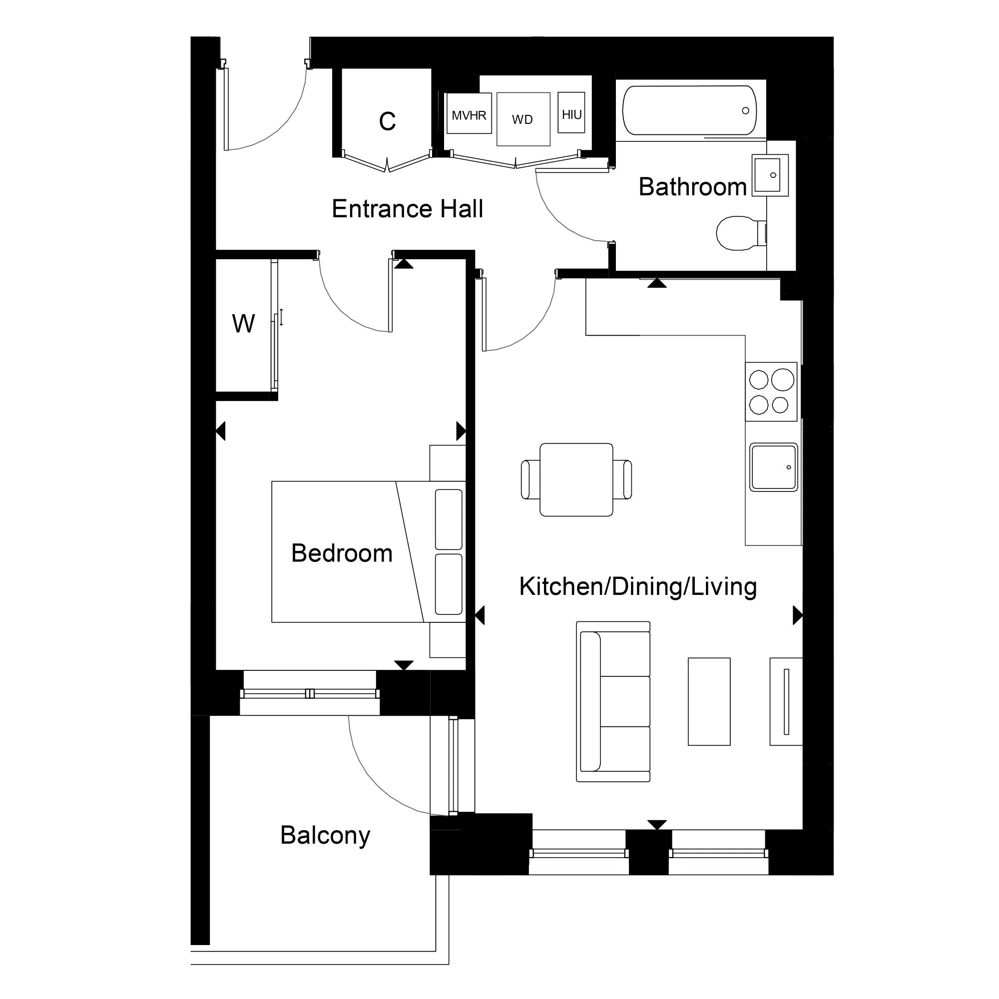 Apartment 71 Foxtail House 