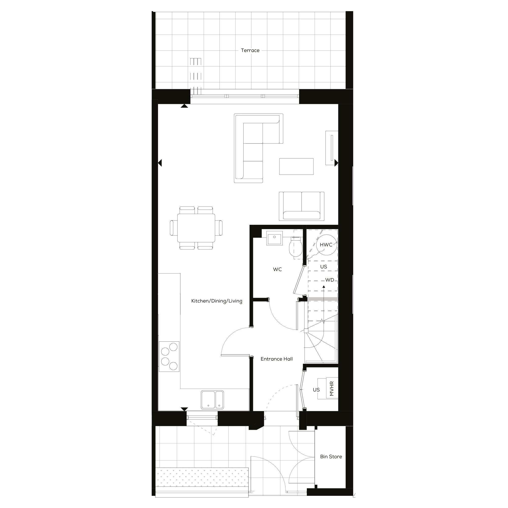 The Elm, number 17 GF 