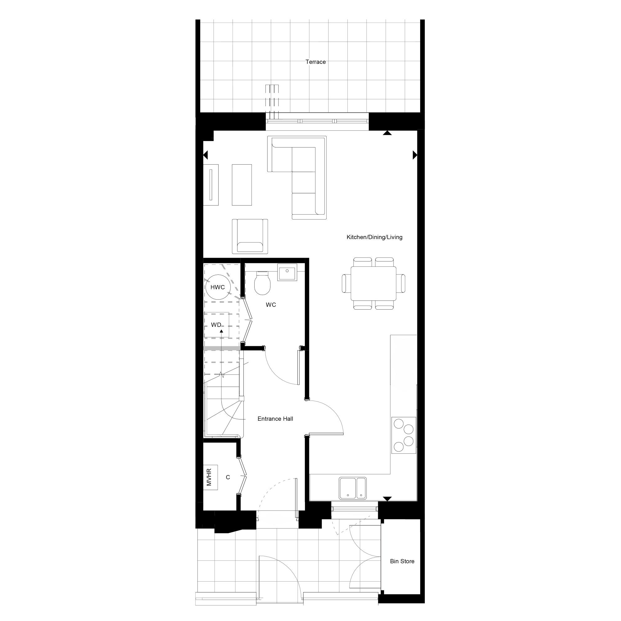 Number 2 - Ash - Ground floor