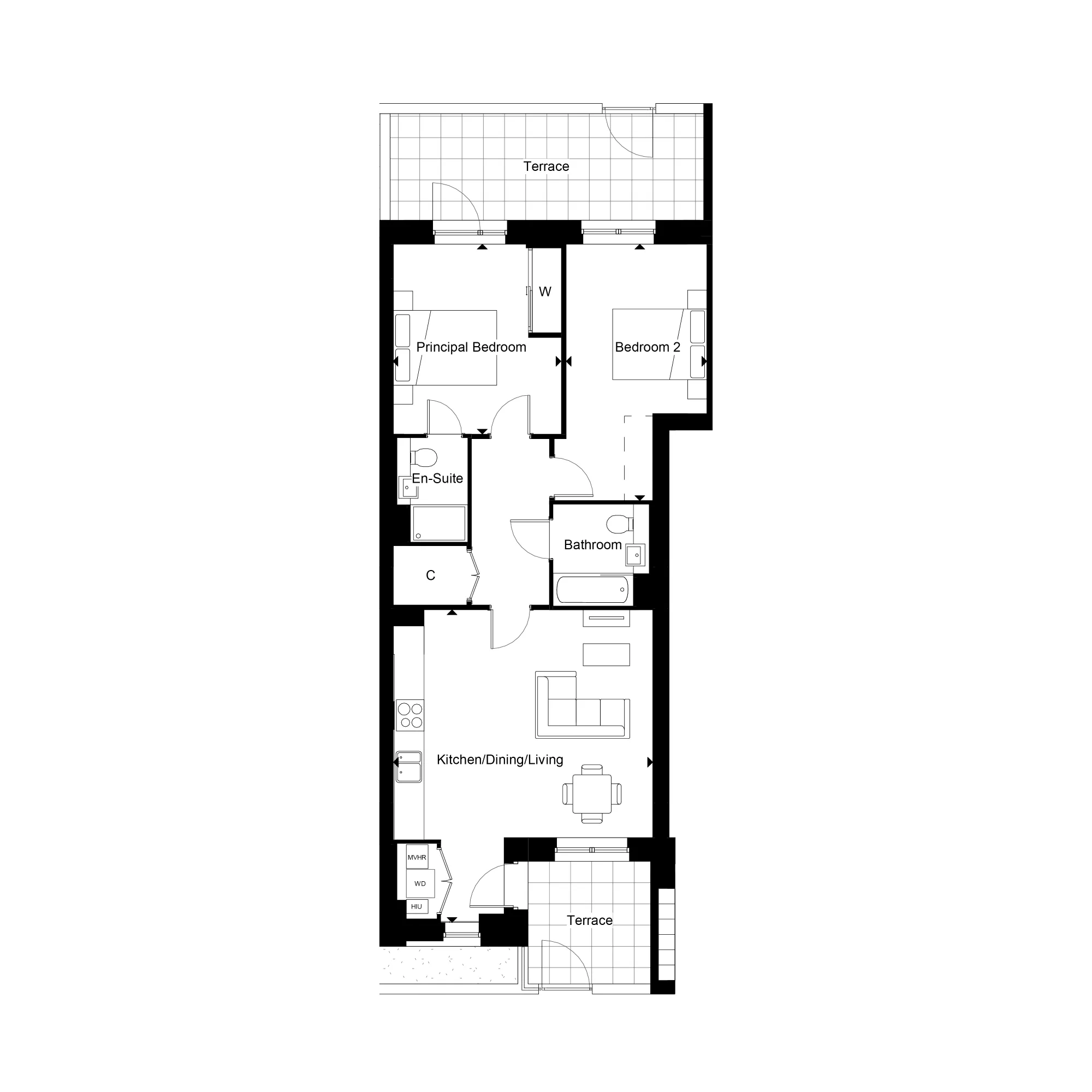 NGP, Apartment 42 Floorplan