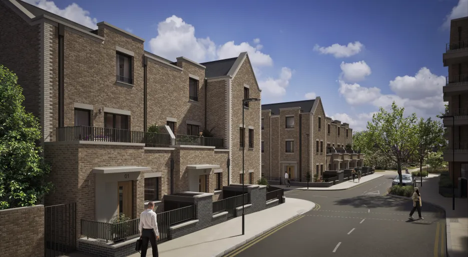 House external daytime CGI