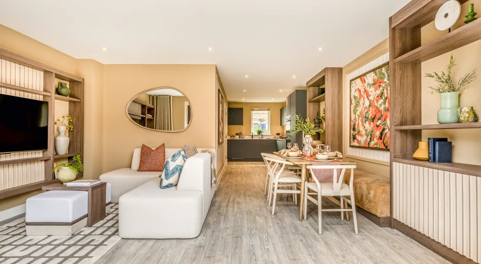 North Gate Park - Pine, Number 9 - Show Home - Kitchen/living/dining