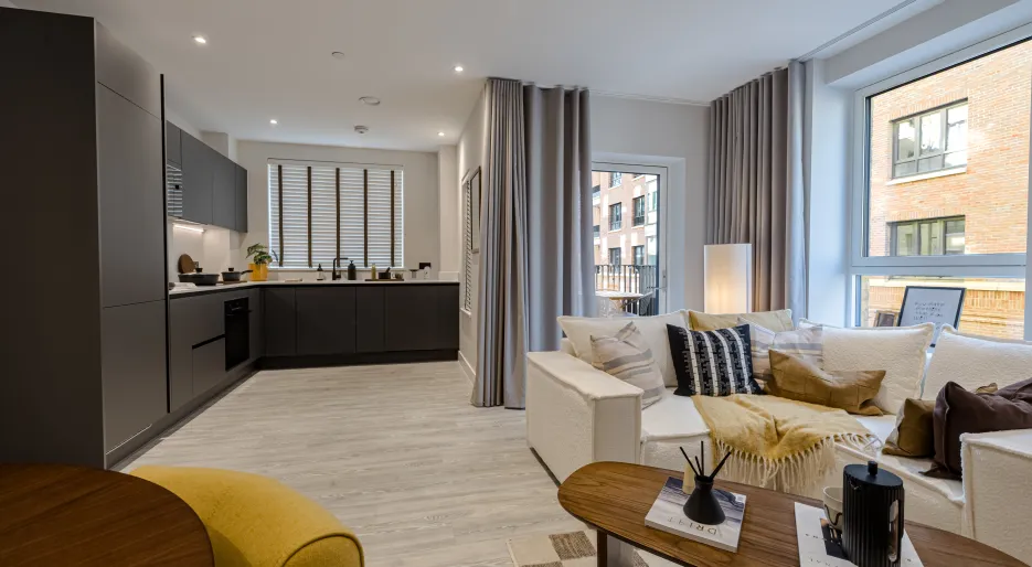 North Gate Park - Apartment 43 - Show Home - Living/kitchen/dining 