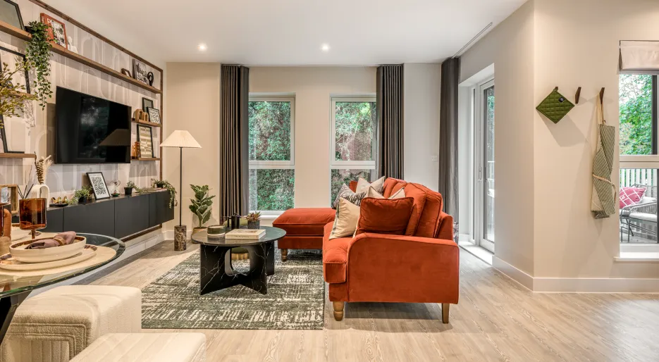 NGP, two bedroom apartment, living / dining