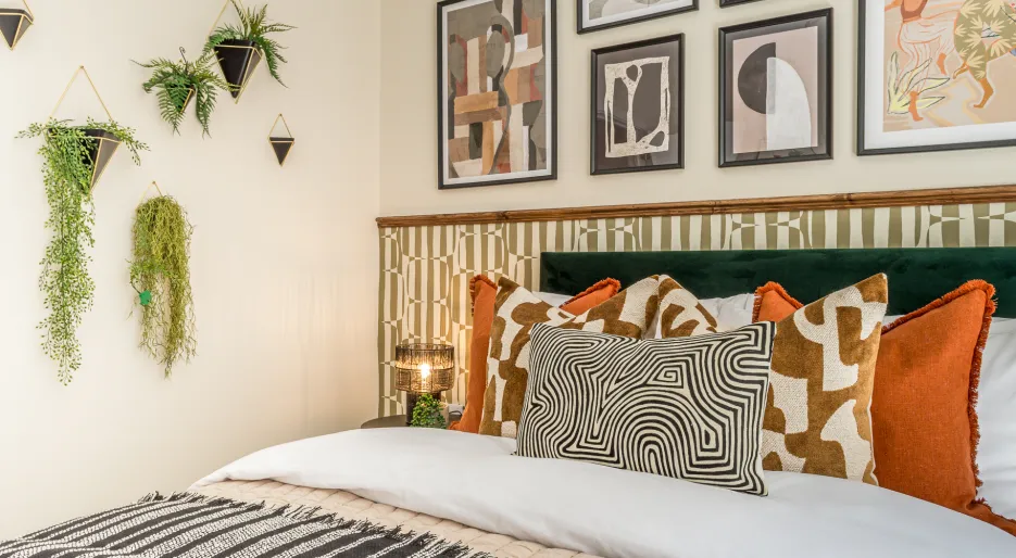 NGP, two bedroom apartment, bedroom close up