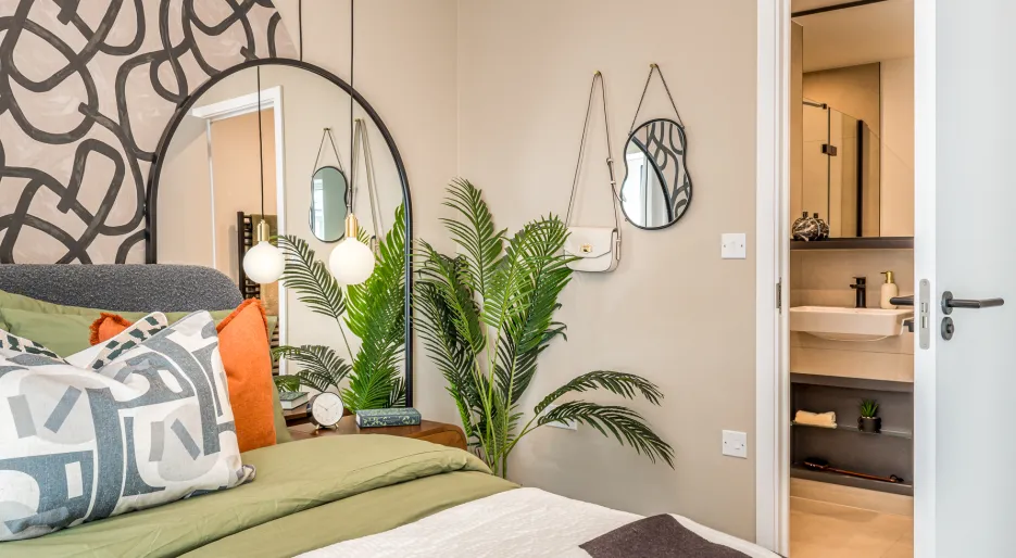 NGP, two bedroom apartment, bedroom close up