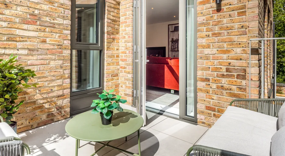 NGP, two bedroom apartment, balcony