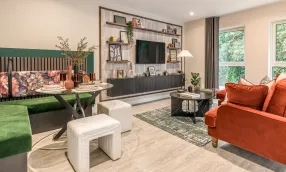 North Gate Park, 2 bed show home living space