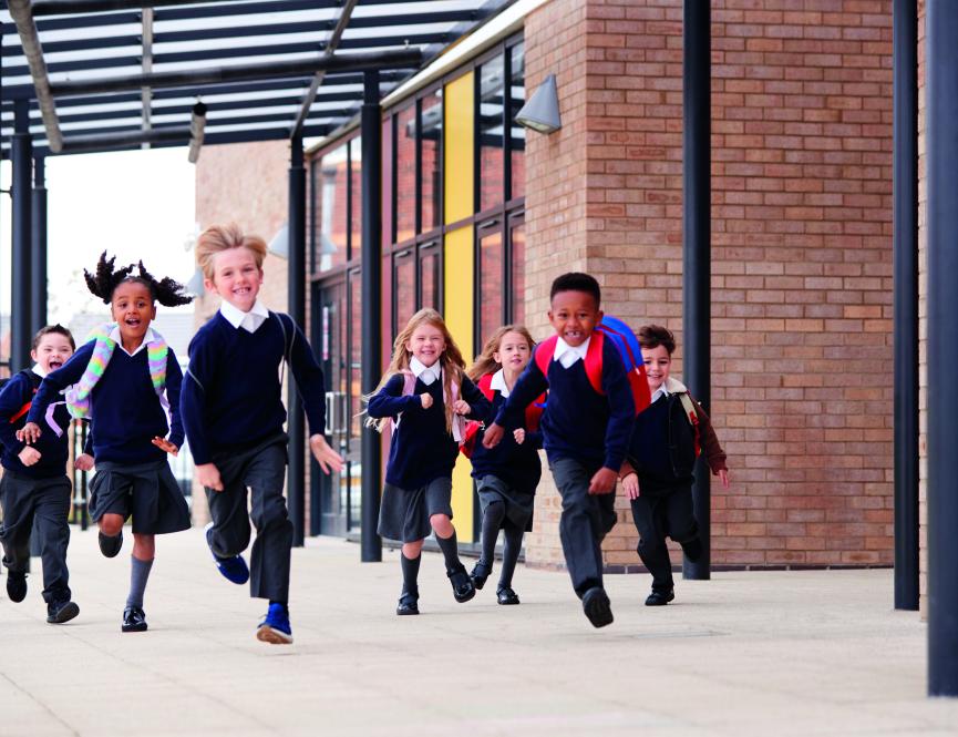 Children at school