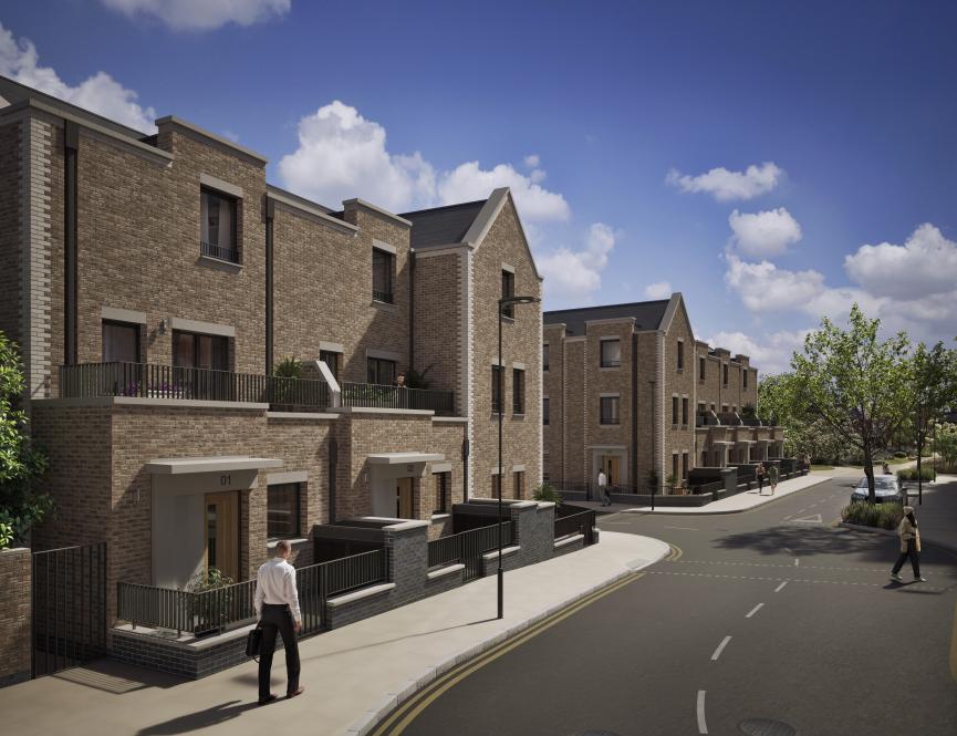 House external daytime CGI