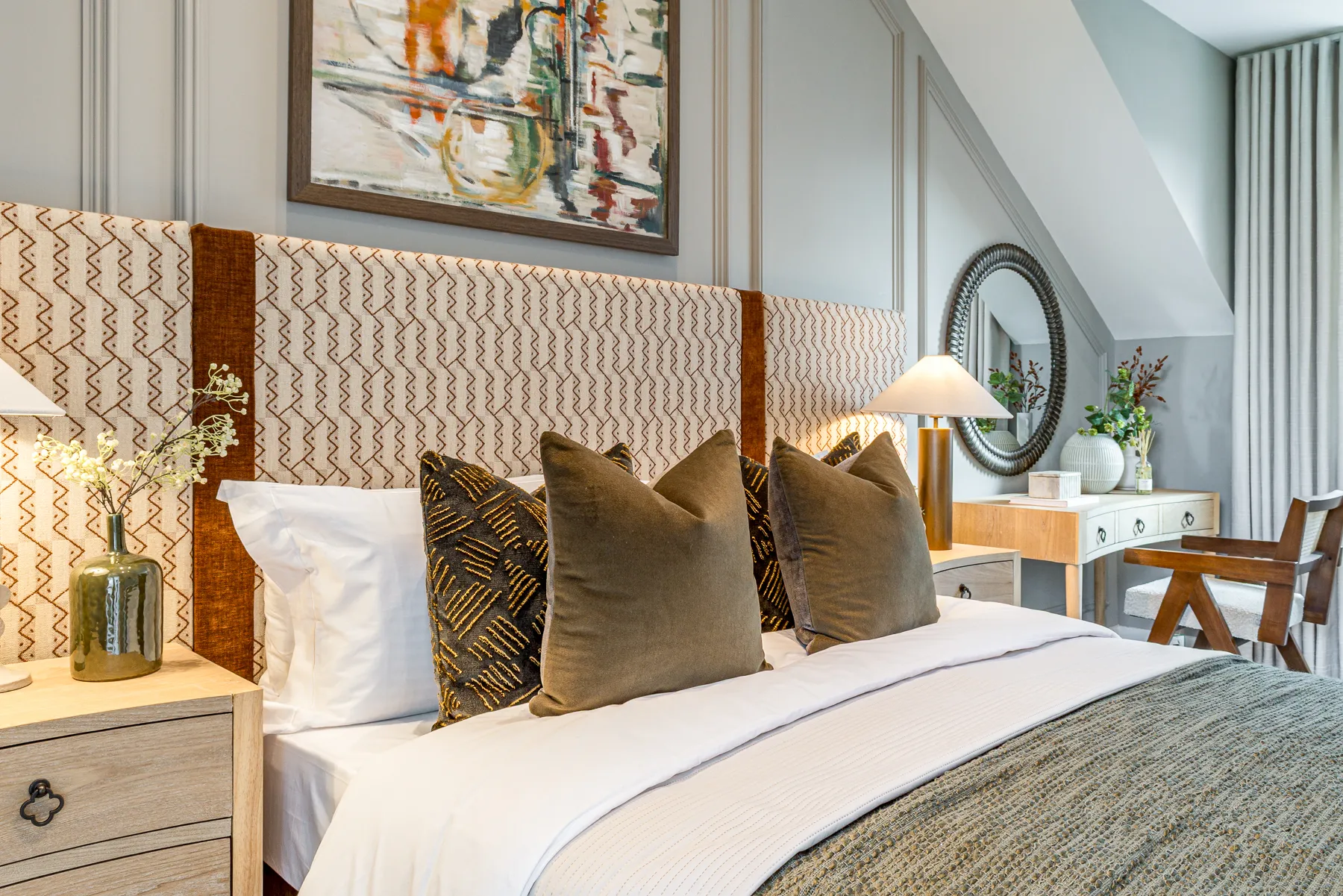 North Gate Park - Plot 2 The Ash - Principal bedroom headboard